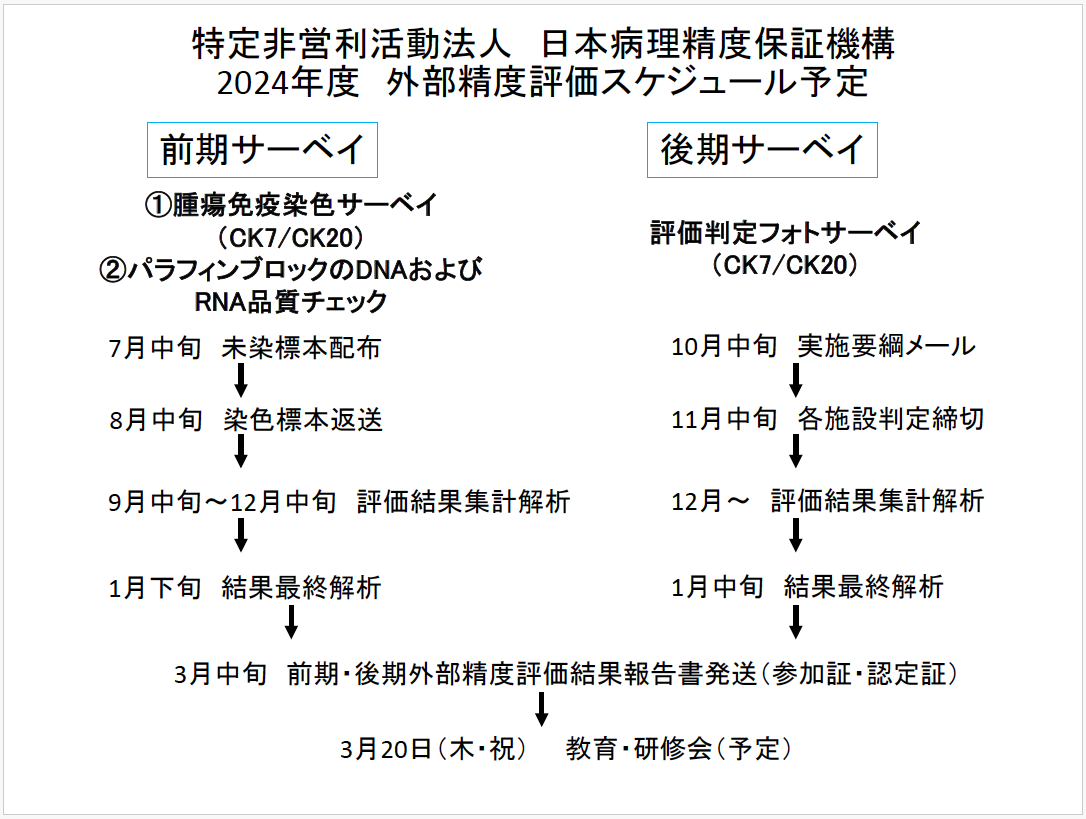 2024年度スケジュール